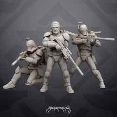 Hotshot Rough Rider Sniper Clone (S1 Version) - SW Legion Compatible Miniature (38 - 40mm tall) High Quality 8k Resin 3D Print - Skullforge Studios - Gootzy Gaming