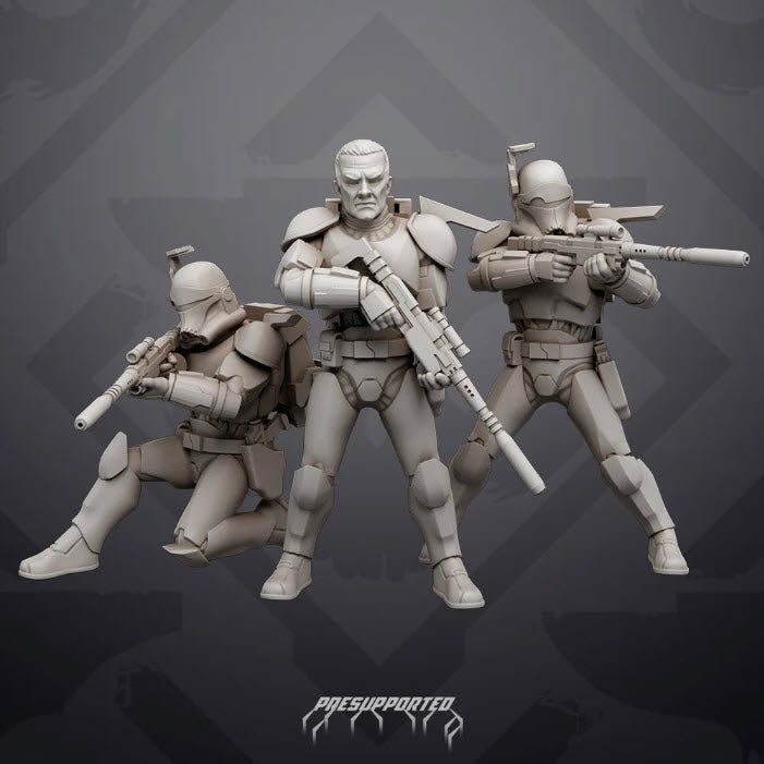 Hotshot Rough Rider Sniper Clone (S1 Version) - SW Legion Compatible Miniature (38-40mm tall) High Quality 8k Resin 3D Print - Skullforge Studios - Gootzy Gaming