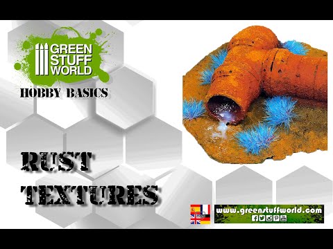 Red Oxide Rust - Rust-Like Texture Paste - Green Stuff World - 30 mL bottle