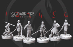 Human Academy Wizard Miniature - SW Legion Compatible (38 - 40mm tall) Resin 3D Print - Dark Fire Designs - Gootzy Gaming