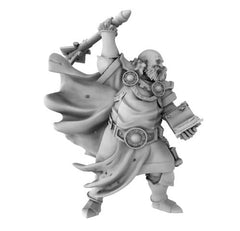 Human Male Cleric With Mace and Holy Book - Roleplaying Mini for D&D or Pathfinder - 32mm Scale High Quality 8k Resin 3D Print - Lion Tower Miniatures - Gootzy Gaming