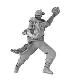 Human Male Fire Sorcerer Mage - Roleplaying Mini for D&D or Pathfinder - 32mm Scale High Quality 8k Resin 3D Print - Lion Tower Miniatures - Gootzy Gaming