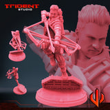 Human Super Archer (Version A) Resin Miniature - MCP/Crisis Protocol Compatible (40mm tall) Resin 3D Print - Trident Studios - Gootzy Gaming