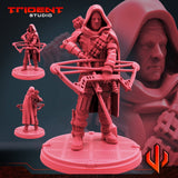 Human Super Archer (Version C) Resin Miniature - MCP/Crisis Protocol Compatible (40mm tall) Resin 3D Print - Trident Studios - Gootzy Gaming