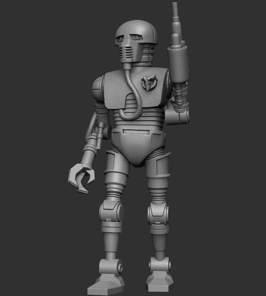Humanoid Medical Droid Miniature - SW Legion Compatible (38 - 40mm tall) Resin 3D Print - Dark Fire Designs - Gootzy Gaming
