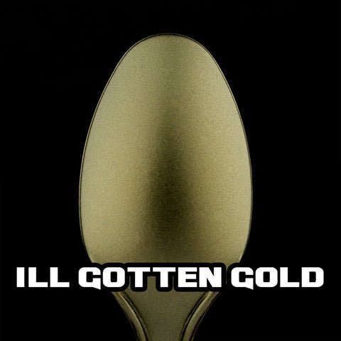 Ill Gotten Gold - Gold Metallic Paint - TurboDork - 20 mL Dropper Bottle (Discontinued Color) - Gootzy Gaming