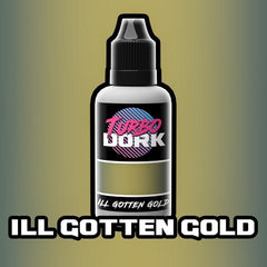 Ill Gotten Gold - Gold Metallic Paint - TurboDork - 20 mL Dropper Bottle (Discontinued Color) - Gootzy Gaming