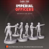 Imperial Commanding Officers - SW Legion Compatible Miniature (38-40mm tall) High Quality 8k Resin 3D Print - Dark Fire Designs - Gootzy Gaming