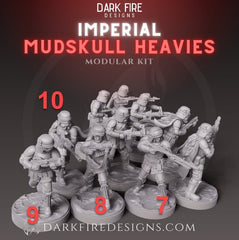 Imperial Mudskull Heavy Weapon Trooper - SW Legion Compatible Miniature (38 - 40mm tall) High Quality 8k Resin 3D Print - Dark Fire Designs - Gootzy Gaming