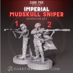 Imperial Mudskull Sniper - SW Legion Compatible Miniature (38 - 40mm tall) High Quality 8k Resin 3D Print - Dark Fire Designs - Gootzy Gaming