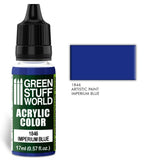 Imperium Blue - Matte Acrylic Paint - Green Stuff World - 17 mL Dropper Bottle - Gootzy Gaming