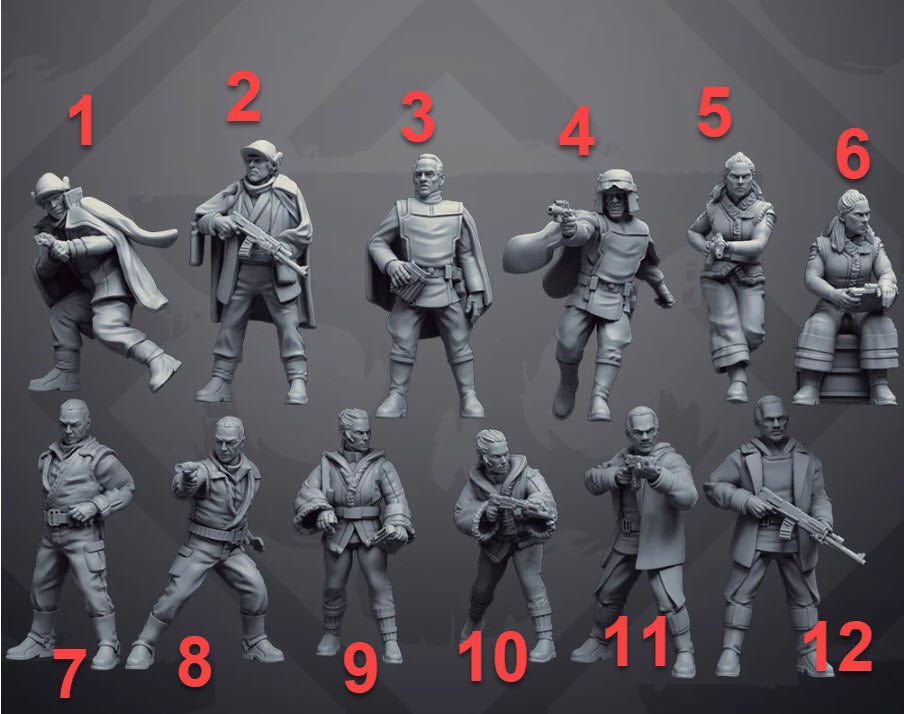 Infiltration Shepard Insurgents - SW Legion Compatible Miniature (38-40mm tall) High Quality 8k Resin 3D Print - Skullforge Studios - Gootzy Gaming