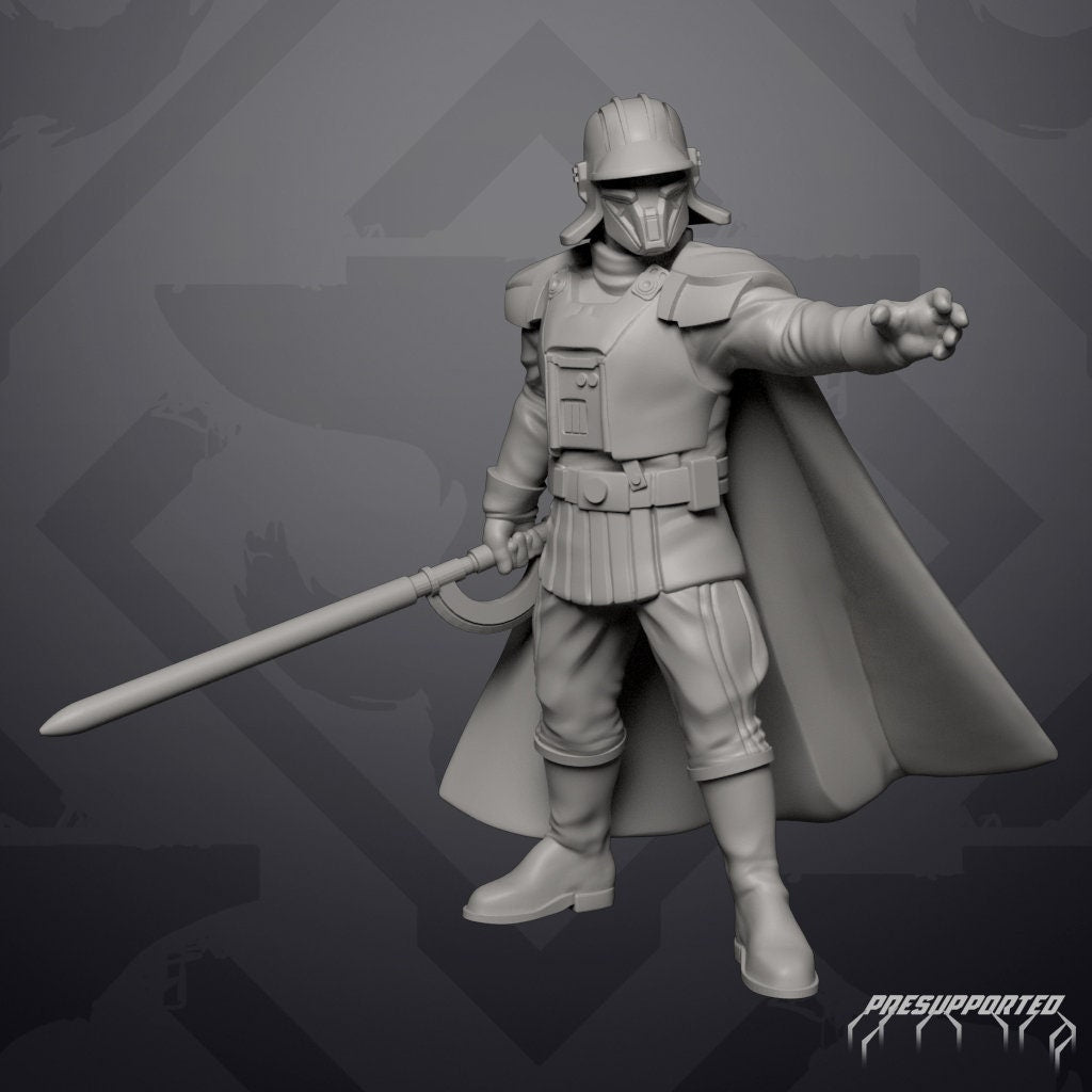 Inquisitor Primus Miniature - SW Legion Compatible (38 - 40mm tall) Resin 3D Print - Skullforge Studios - Gootzy Gaming