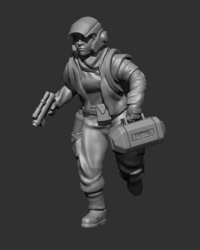 Insurgent Combat Medic Miniature - SW Legion Compatible (38 - 40mm tall) Resin 3D Print - Skullforge Studios - Gootzy Gaming