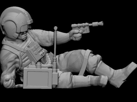 Insurgent Downed Pilot Miniature - SW Legion Compatible (38 - 40mm tall) Resin 3D Print - Skullforge Studios - Gootzy Gaming