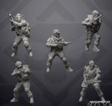 Insurgent Echo Squad - 5 Miniature All In Bundle- SW Legion Compatible (38-40mm tall) Resin 3D Print - Skullforge Studios - Gootzy Gaming