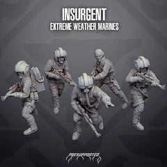 Insurgent Extreme Weather Marine Pilots - SW Legion Compatible Miniature (38 - 40mm tall) High Quality 8k Resin 3D Print - Skullforge Studios - Gootzy Gaming