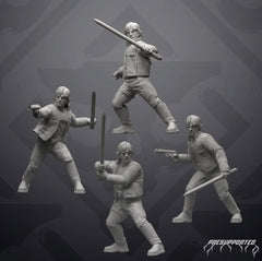 Insurgent Gold Jacket Commander Miniature - SW Legion Compatible (38 - 40mm tall) Resin 3D Print - Skullforge Studios - Gootzy Gaming