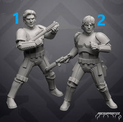 Insurgent Hero Undercover Rescue Crew - Single Miniature - SW Legion Compatible (38 - 40mm tall) Resin 3D Print - Skullforge Studios - Gootzy Gaming