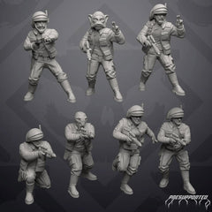 Insurgent Naval Basic Trooper - Single Miniature - SW Legion Compatible (38 - 40mm tall) Resin 3D Print - Skullforge Studios - Gootzy Gaming