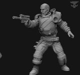 Insurgent Partisan Zealot Leader Miniature - SW Legion Compatible (38-40mm tall) Resin 3D Print - Skullforge Studios - Gootzy Gaming