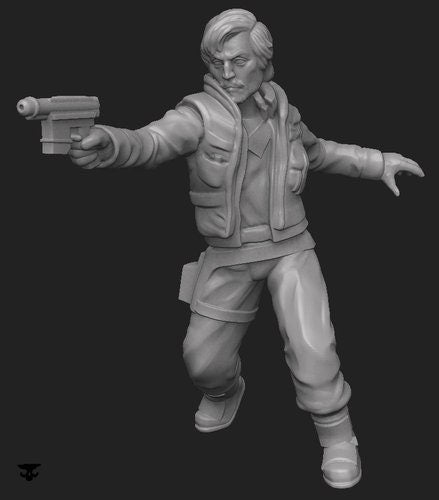 Insurgent Rebel Captain Miniature SW Legion Compatible (38 - 40mm tall) Resin 3D Print - Skullforge Studios - Gootzy Gaming