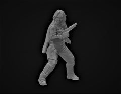 Insurgent Sergeant Hope (Scarf Version) Miniature - SW Legion Compatible (38 - 40mm tall) Resin 3D Print - Skullforge Studios - Gootzy Gaming