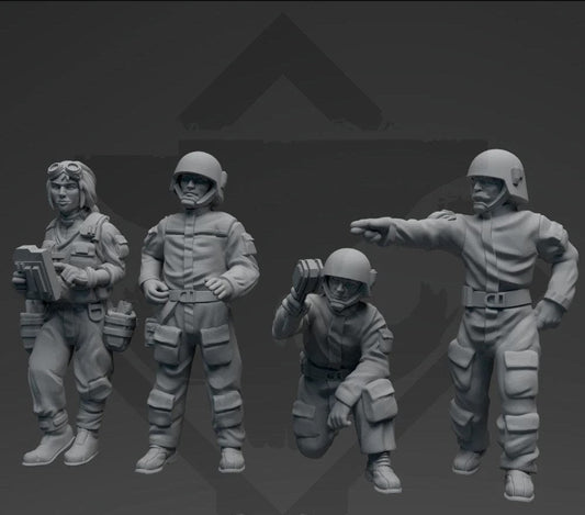 Insurgent Ship Hanger Crew - Individual or Bundle - SW Legion Compatible (38 - 40mm tall) Resin 3D Print - Skullforge Studios - Gootzy Gaming
