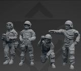 Insurgent Ship Hanger Crew - Individual or Bundle - SW Legion Compatible (38-40mm tall) Resin 3D Print - Skullforge Studios - Gootzy Gaming
