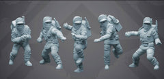 Insurgent Snow Throwers - 5 Miniature Bundle - SW Legion Compatible (38 - 40mm tall) Resin 3D Print - Skullforge Studios - Gootzy Gaming