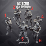 Insurgent Urban Drop Troopers - SW Legion Compatible Miniature (38-40mm tall) High Quality 8k Resin 3D Print - Skullforge Studios - Gootzy Gaming