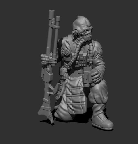 Insurgent Zealot Gemini 2 Miniature - SW Legion Compatible (38 - 40mm tall) Resin 3D Print - Skullforge Studios - Gootzy Gaming