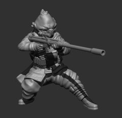 Insurgent Zealot Sniper Miniature SW Legion Compatible (38 - 40mm tall) Resin 3D Print - Skullforge Studios - Gootzy Gaming