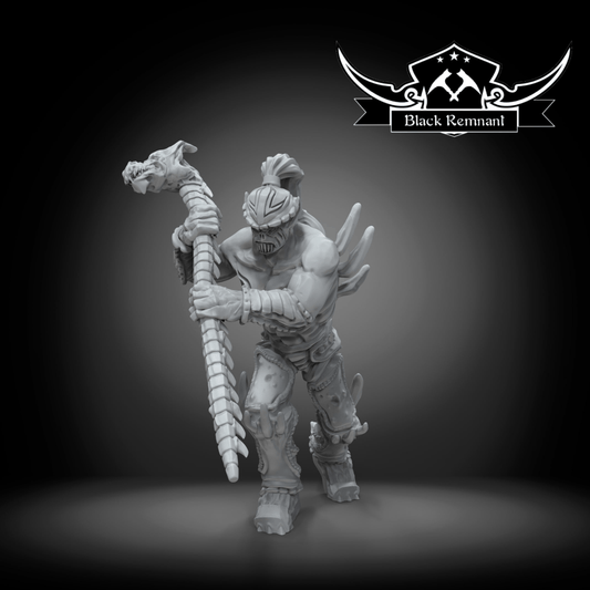 Invader Yuuzhan Warchief - SW Legion Compatible Miniature (38-40mm tall) High Quality 8k Resin 3D Print - Black Remnant - Gootzy Gaming