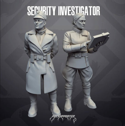 ISB Female Security Officer - SW Legion Compatible Miniature (38-40mm tall) High Quality 8k Resin 3D Print - Skullforge Studios - Gootzy Gaming