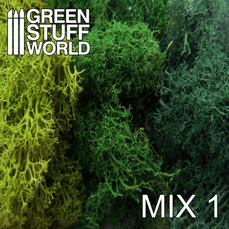Island Moss - Greens Mix - Green Stuff World - 1.8 oz bag - Gootzy Gaming