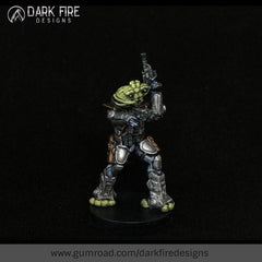 Ithorian Gunslinger Smuggler Miniature - SW Legion Compatible (38 - 40mm tall) Resin 3D Print - Dark Fire Designs - Gootzy Gaming