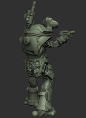 Ithorian Gunslinger Smuggler Miniature - SW Legion Compatible (38 - 40mm tall) Resin 3D Print - Dark Fire Designs - Gootzy Gaming