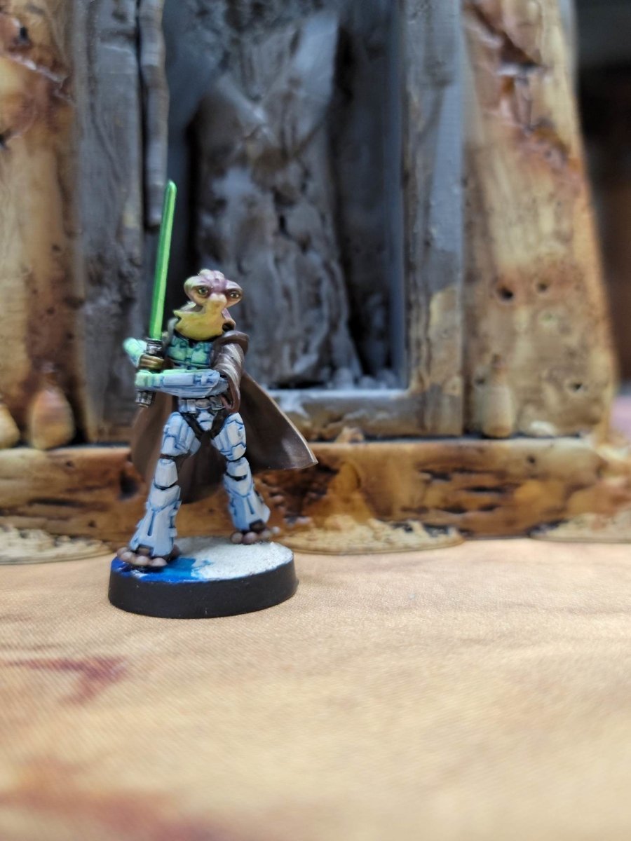 Ithorian Wizard Knight Miniature - SW Legion Compatible (38 - 40mm tall) Resin 3D Print - Dark Fire Designs - Gootzy Gaming