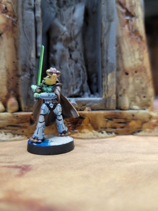 Ithorian Wizard Knight Miniature - SW Legion Compatible (38 - 40mm tall) Resin 3D Print - Dark Fire Designs - Gootzy Gaming