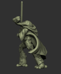 Ithorian Wizard Knight Miniature - SW Legion Compatible (38 - 40mm tall) Resin 3D Print - Dark Fire Designs - Gootzy Gaming