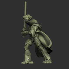 Ithorian Wizard Knight Miniature - SW Legion Compatible (38 - 40mm tall) Resin 3D Print - Dark Fire Designs - Gootzy Gaming