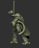 Ithorian Wizard Knight Miniature - SW Legion Compatible (38-40mm tall) Resin 3D Print - Dark Fire Designs