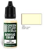 Ivory Tusk - Matte Acrylic Paint - Green Stuff World - 17 mL Dropper Bottle - Gootzy Gaming