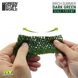 Ivy Foliage - Dark Green Birch - Small - Green Stuff World - 140 x 70mm - Gootzy Gaming