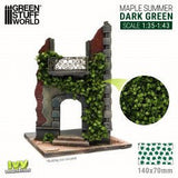 Ivy Foliage - Dark Green Maple - Large - Green Stuff World - 140 x 70mm - Gootzy Gaming