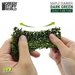 Ivy Foliage - Dark Green Maple - Large - Green Stuff World - 140 x 70mm - Gootzy Gaming