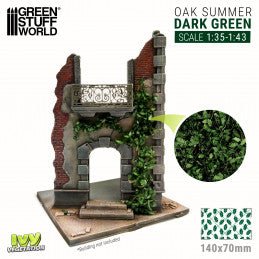 Ivy Foliage - Dark Green Oak - Large - Green Stuff World - 140 x 70mm - Gootzy Gaming