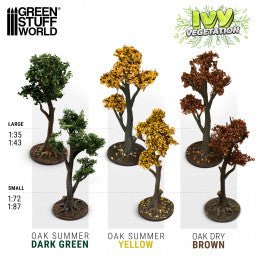 Ivy Foliage - Dark Green Oak - Small - Green Stuff World - 140 x 70mm - Gootzy Gaming