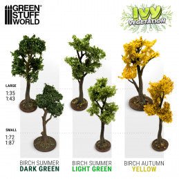 Ivy Foliage - Light Green Birch - Large - Green Stuff World - 140 x 70mm - Gootzy Gaming